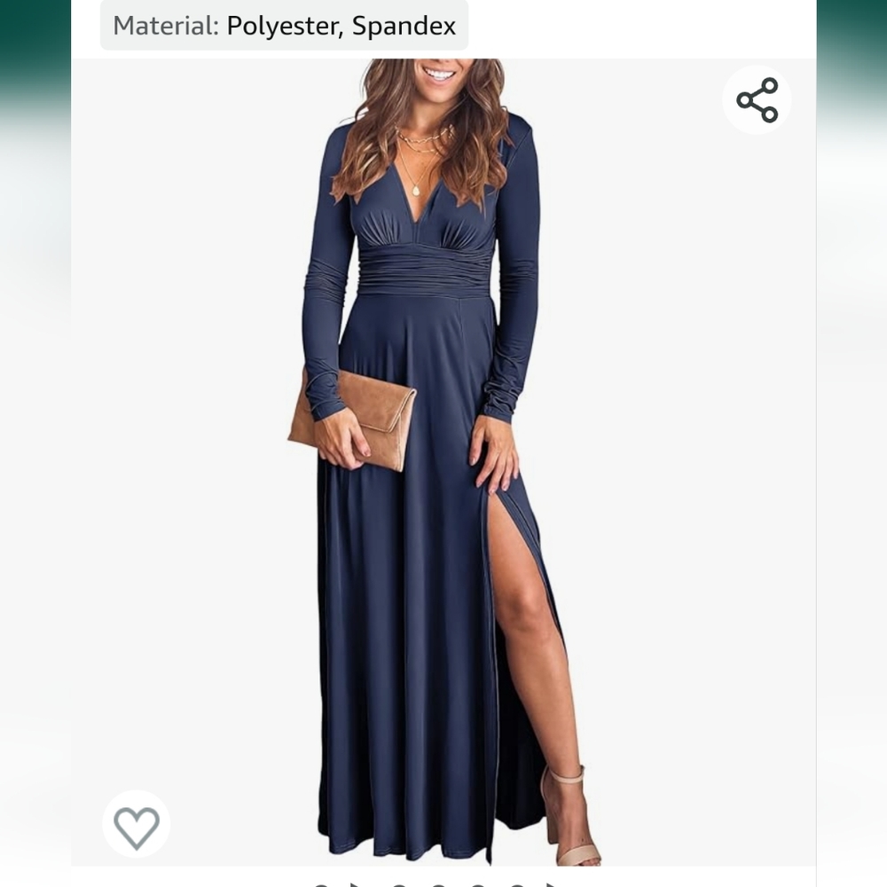 Navy Maxi Cocktail Dress